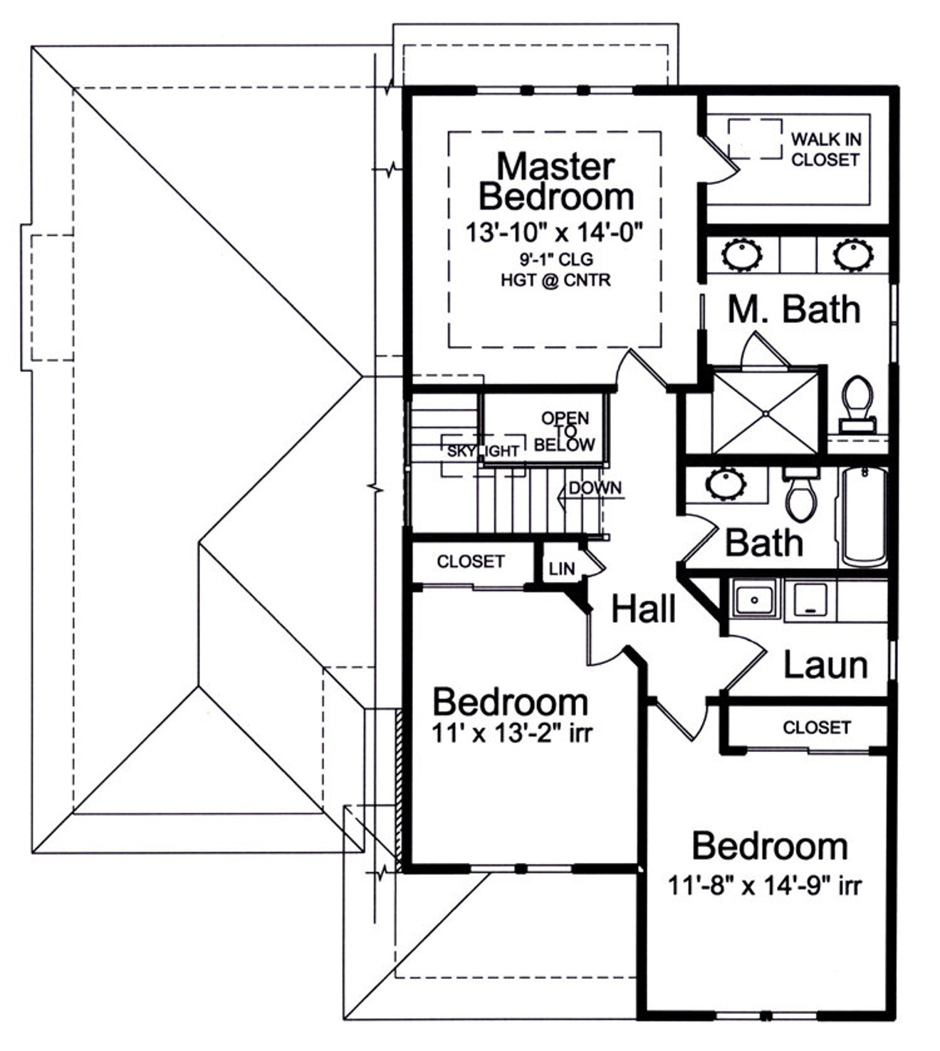 Secondary Image - Contemporary House Plan - The Valencia 70216 - 2nd Floor Plan