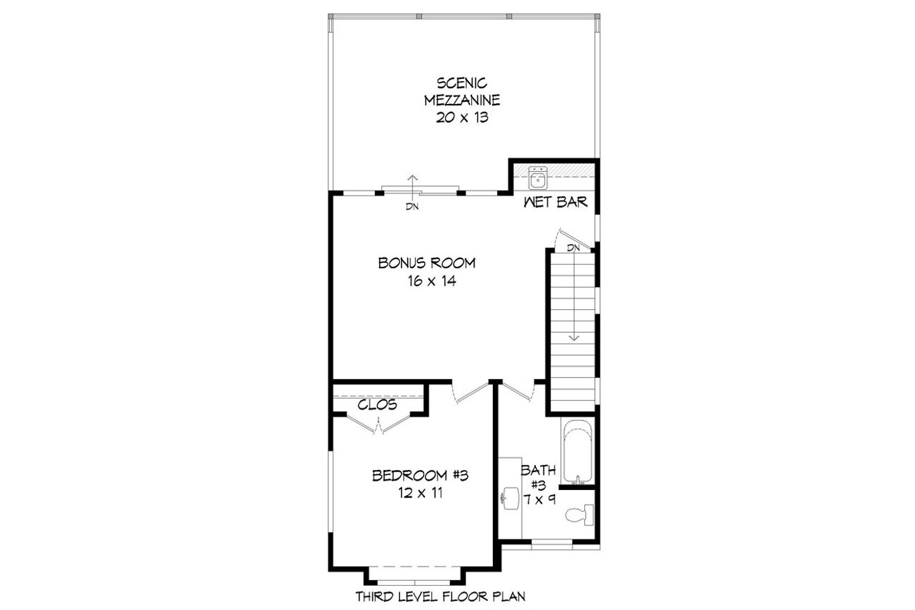 Contemporary House Plan - Shepard 70685 - Other Floor Plan