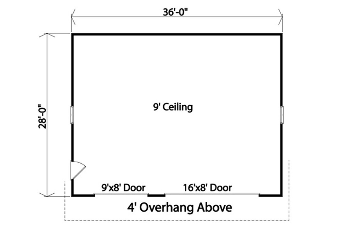 Traditional House Plan - 71105 - 1st Floor Plan