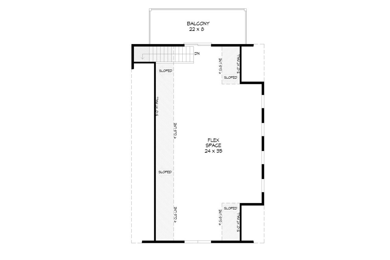 Craftsman House Plan - Grizzly Peak 71119 - 2nd Floor Plan