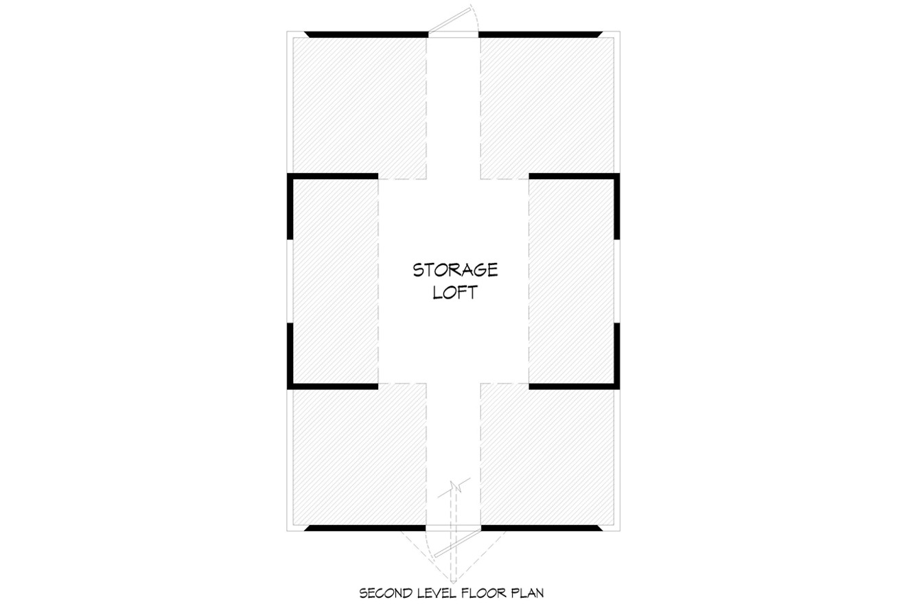 Secondary Image - Country House Plan - 71126 - 2nd Floor Plan