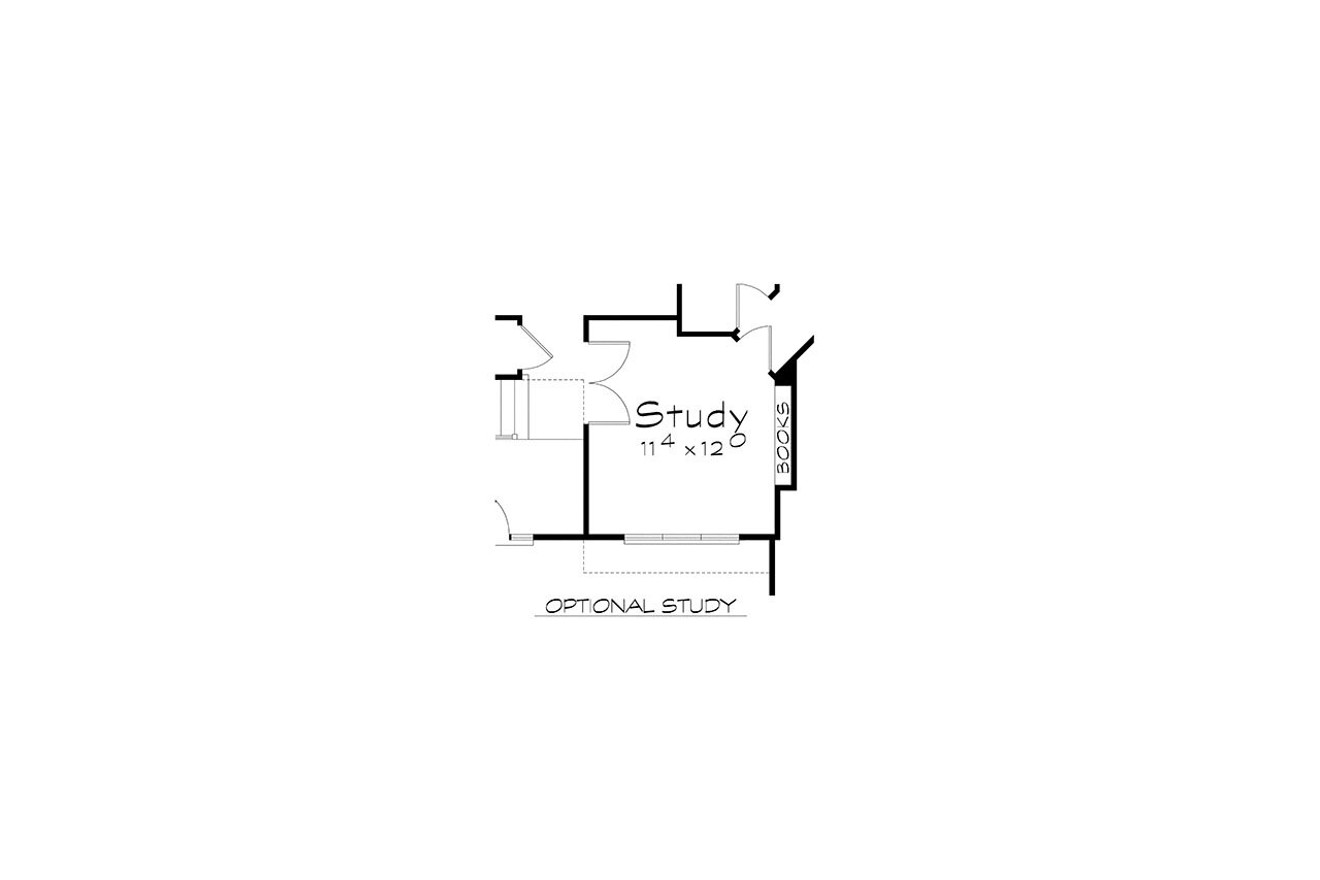 Traditional House Plan - Harrison 71346 - Optional Floor Plan