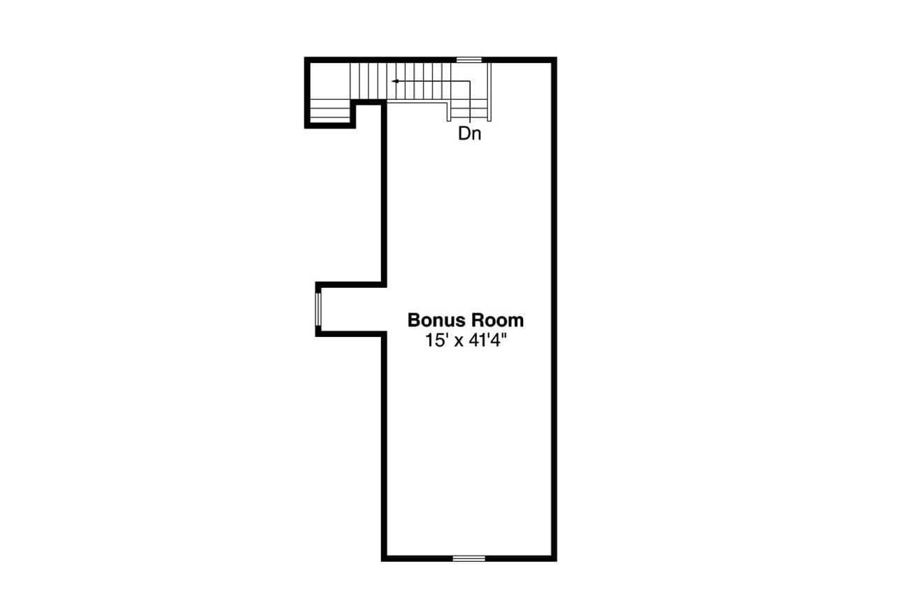 Secondary Image - Craftsman House Plan - 71664 - 2nd Floor Plan