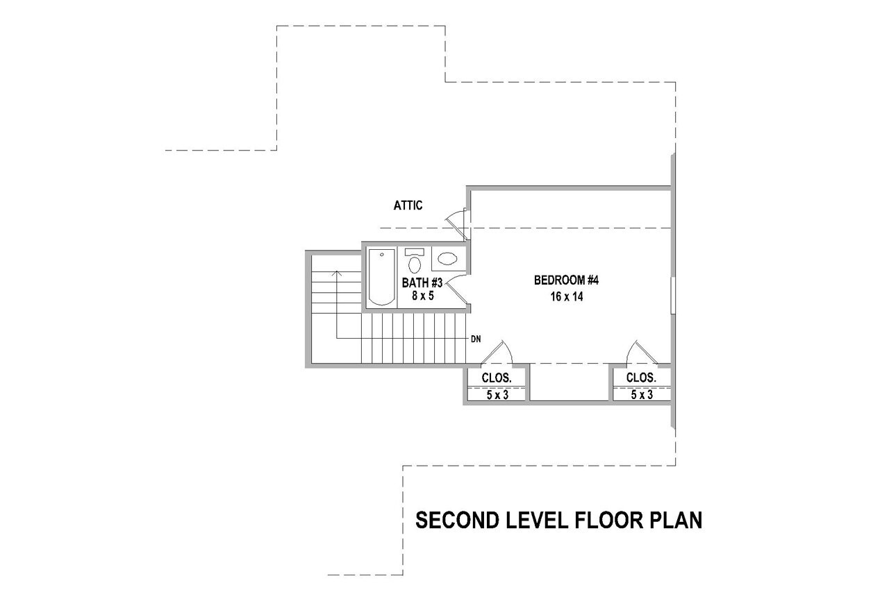Secondary Image - Traditional House Plan - 71681 - 2nd Floor Plan