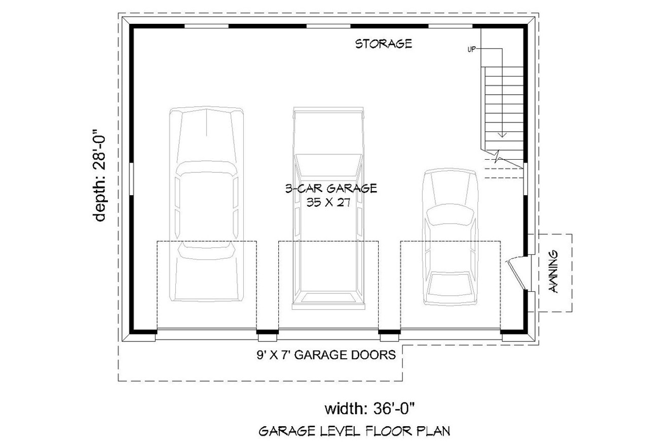 Country House Plan - 71762 - 1st Floor Plan
