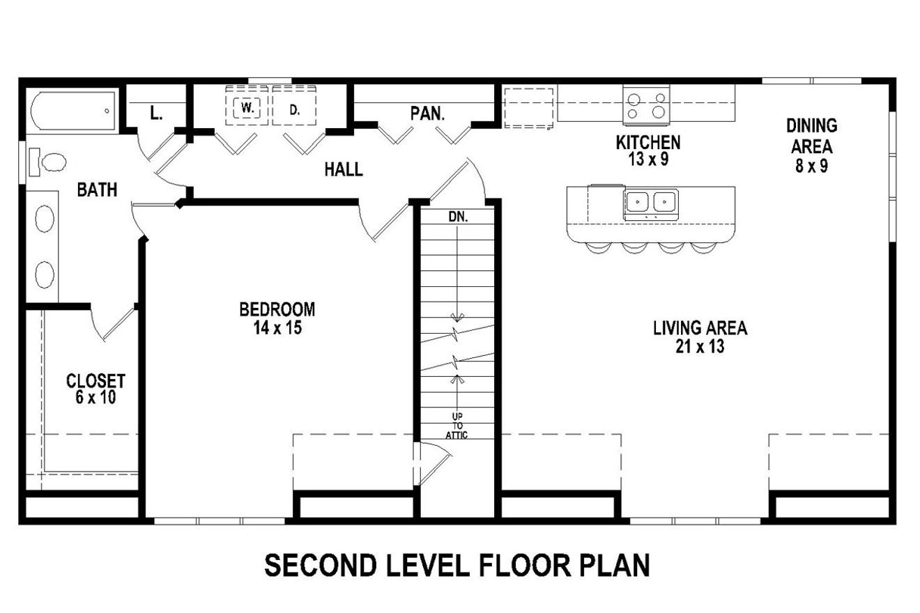 Secondary Image - Traditional House Plan - 71922 - 2nd Floor Plan