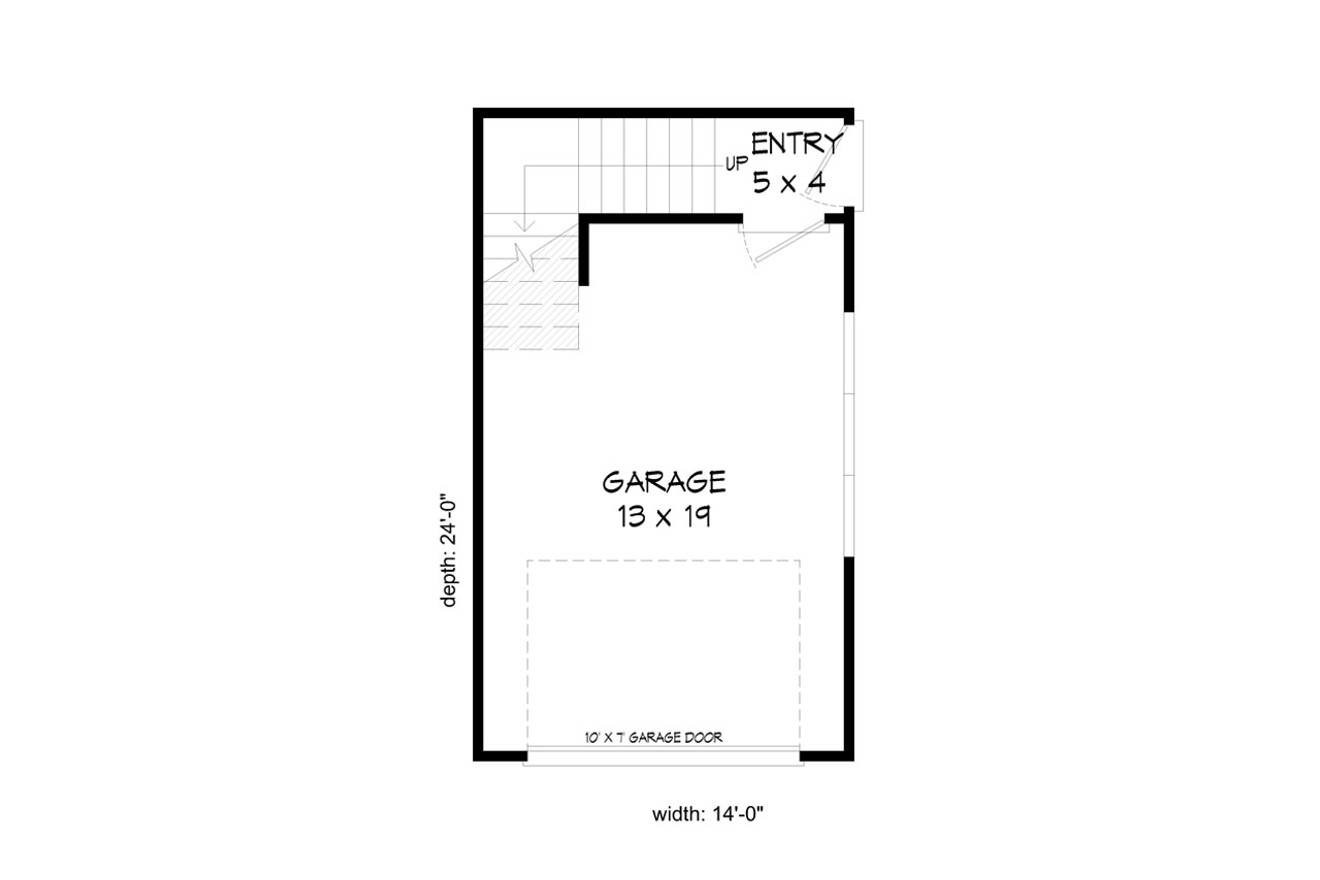 Craftsman House Plan - Blue Hills 71955 - 1st Floor Plan