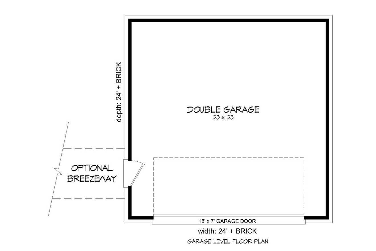 Traditional House Plan - 72142 - 1st Floor Plan