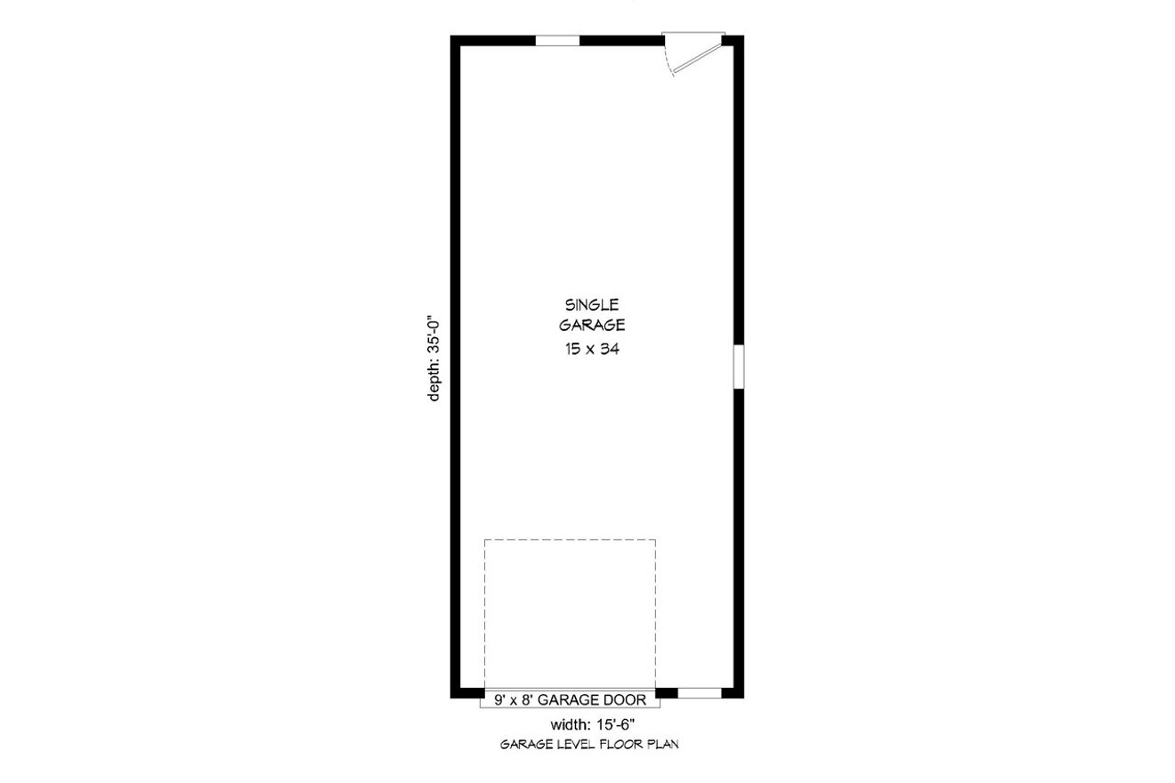 Traditional House Plan - 72183 - 1st Floor Plan