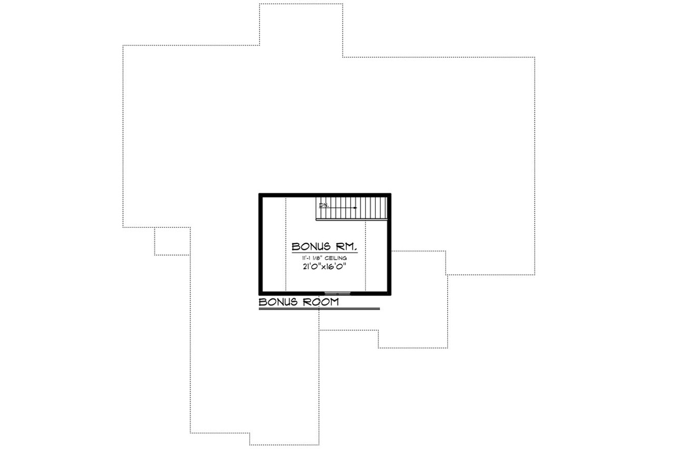 Secondary Image - Craftsman House Plan - 73044 - 2nd Floor Plan