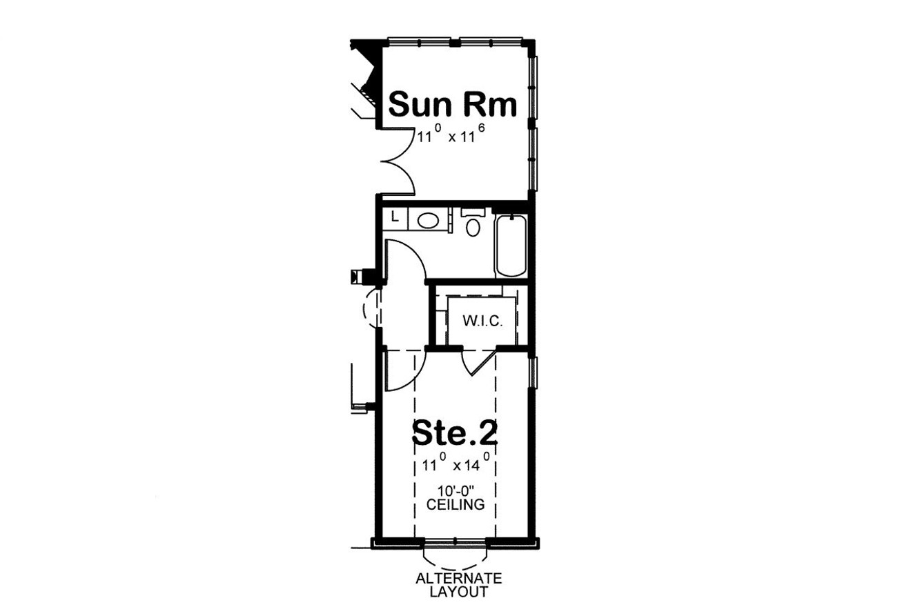 European House Plan - Urlacher 75409 - Optional Floor Plan