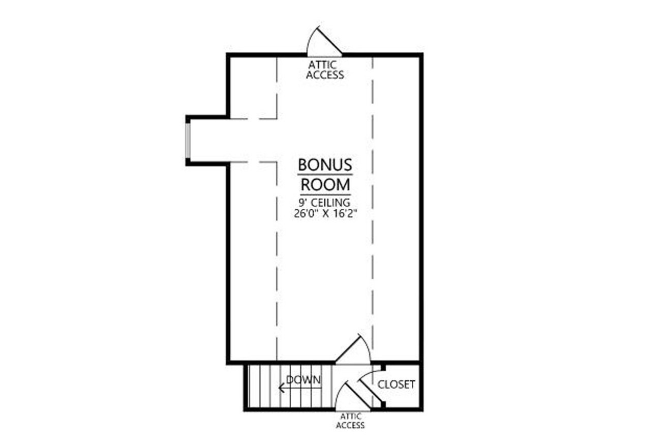 Secondary Image - European House Plan - Philadelphia 75475 - 2nd Floor Plan