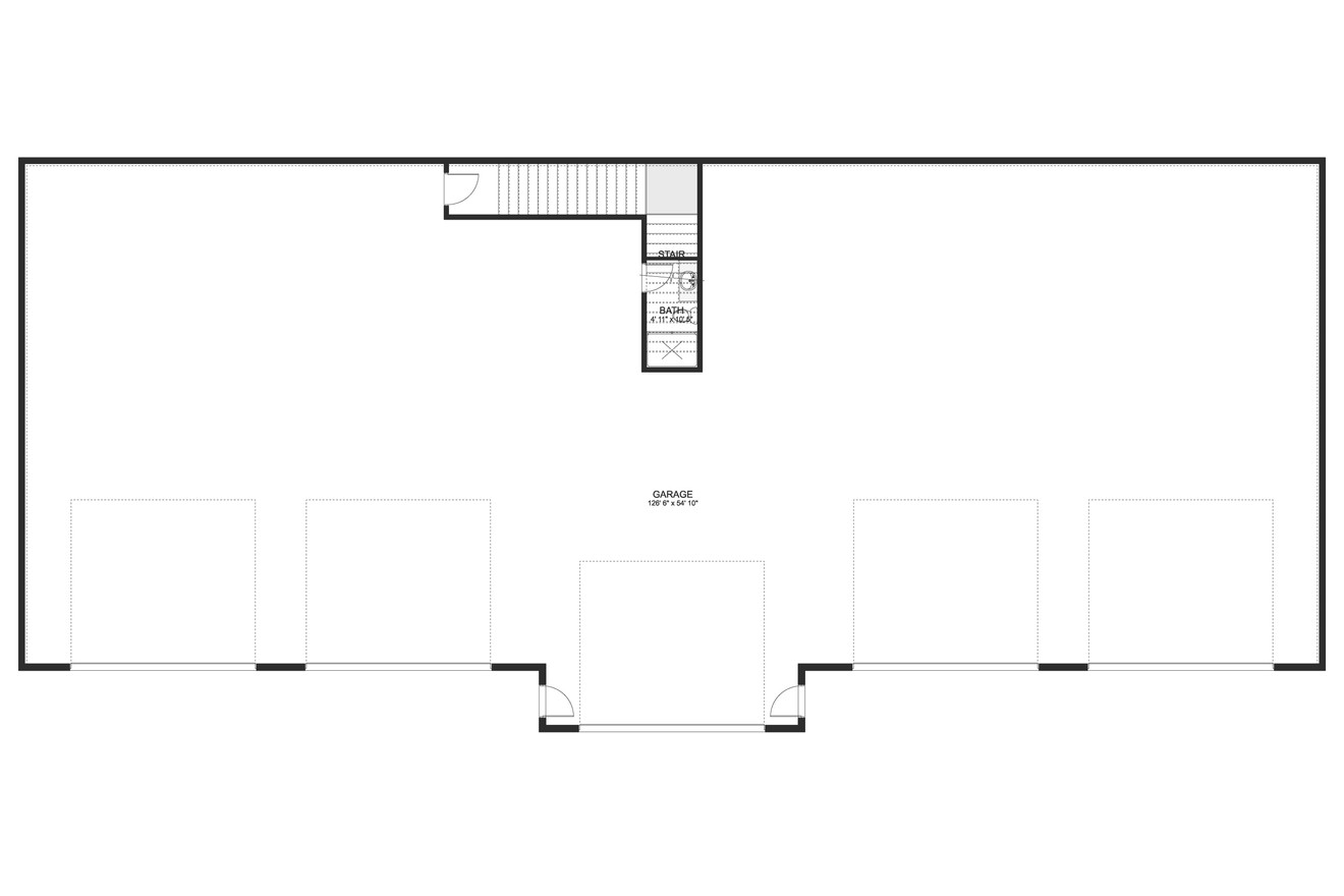 Traditional House Plan - Ewell 76285 - 1st Floor Plan