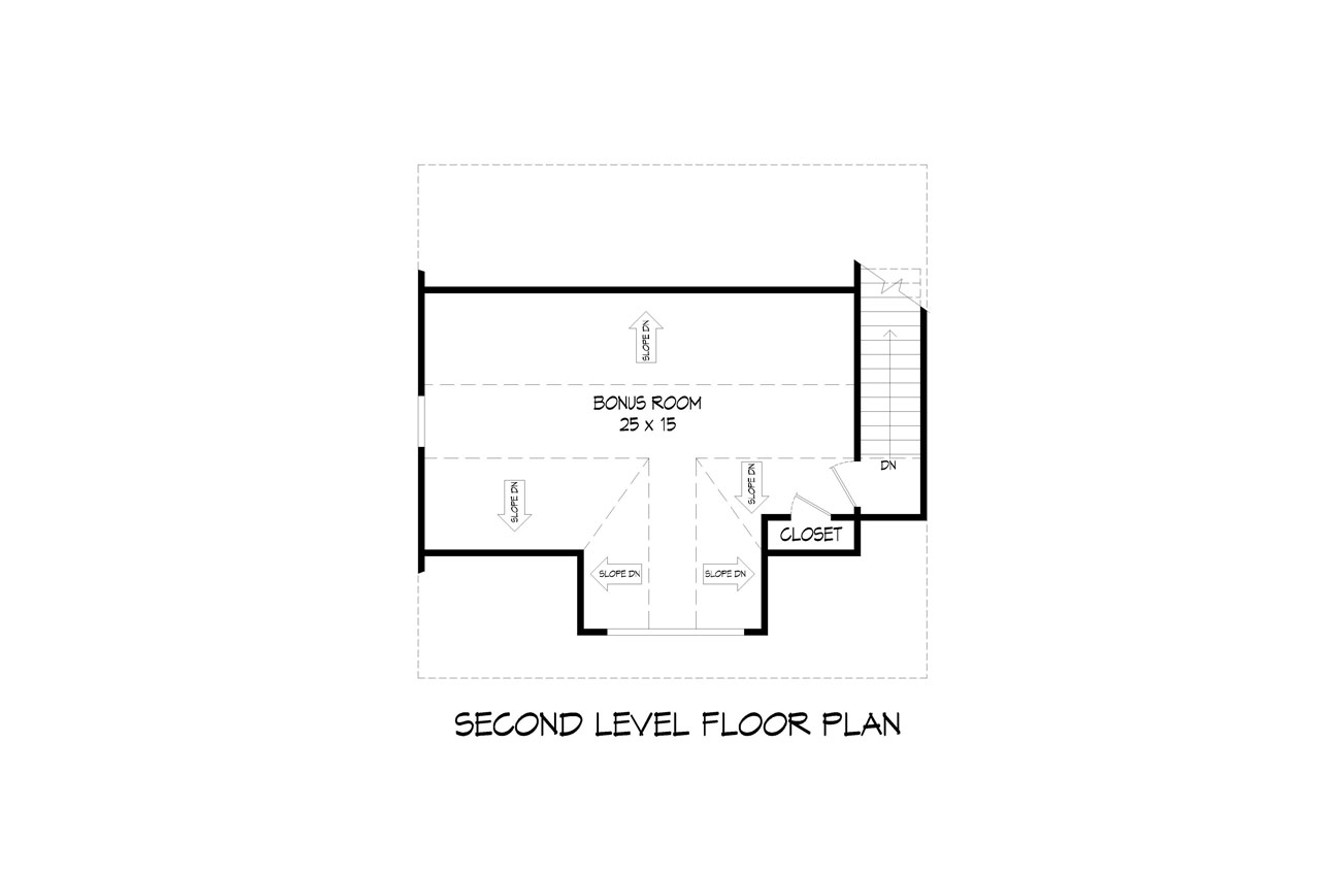 Farmhouse House Plan - Davis Farmhouse 76370 - 2nd Floor Plan