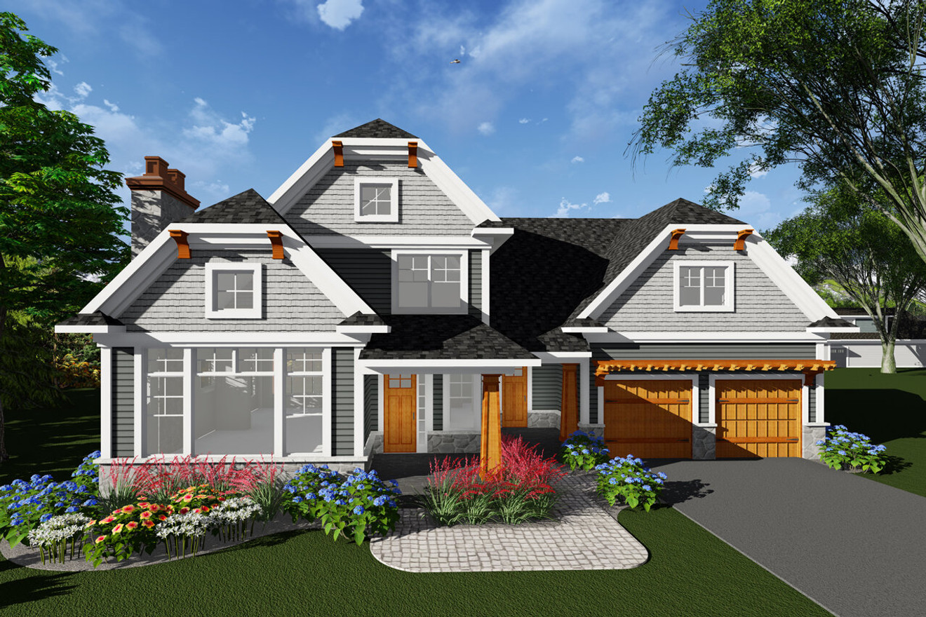 Craftsman House Plan - 76430 - 1st Floor Plan