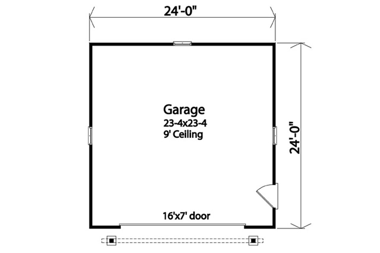 Country House Plan - 77025 - 1st Floor Plan