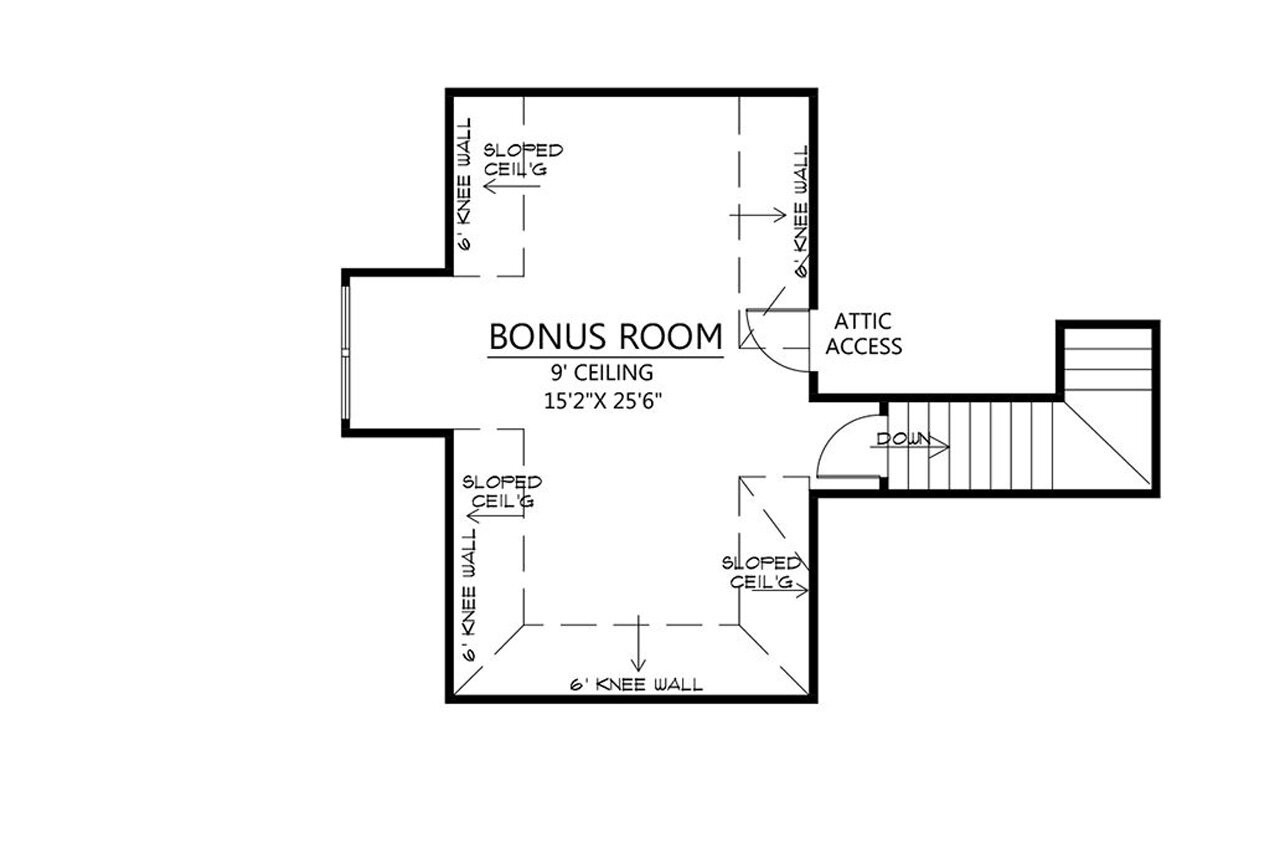 Secondary Image - European House Plan - Ridgefarm 77267 - 2nd Floor Plan