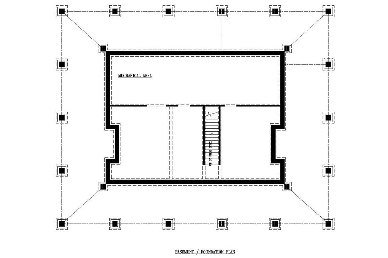 Country House Plan - 77929 - Basement Floor Plan