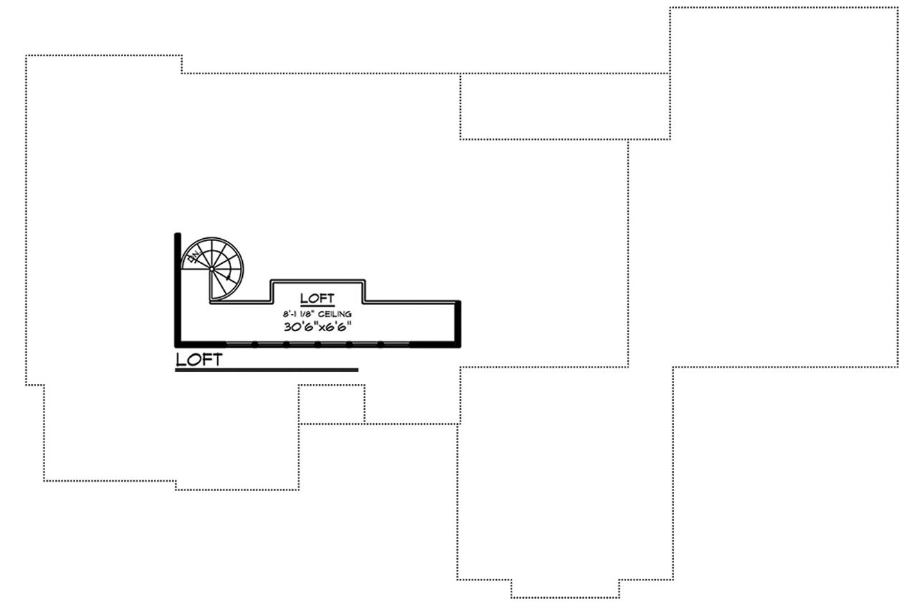 Prairie House Plan - 78140 - 2nd Floor Plan