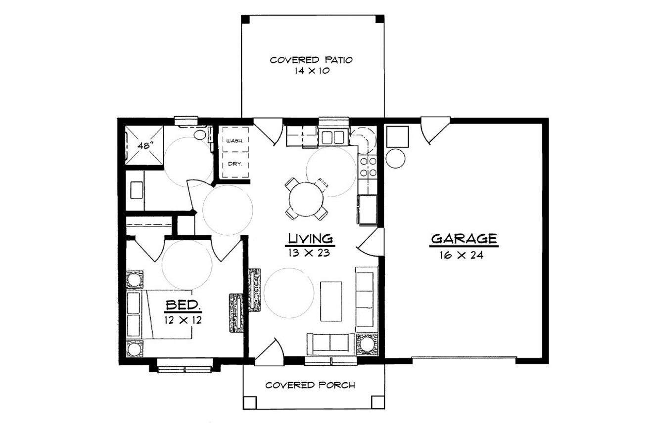 Craftsman House Plan - 78201 - 1st Floor Plan