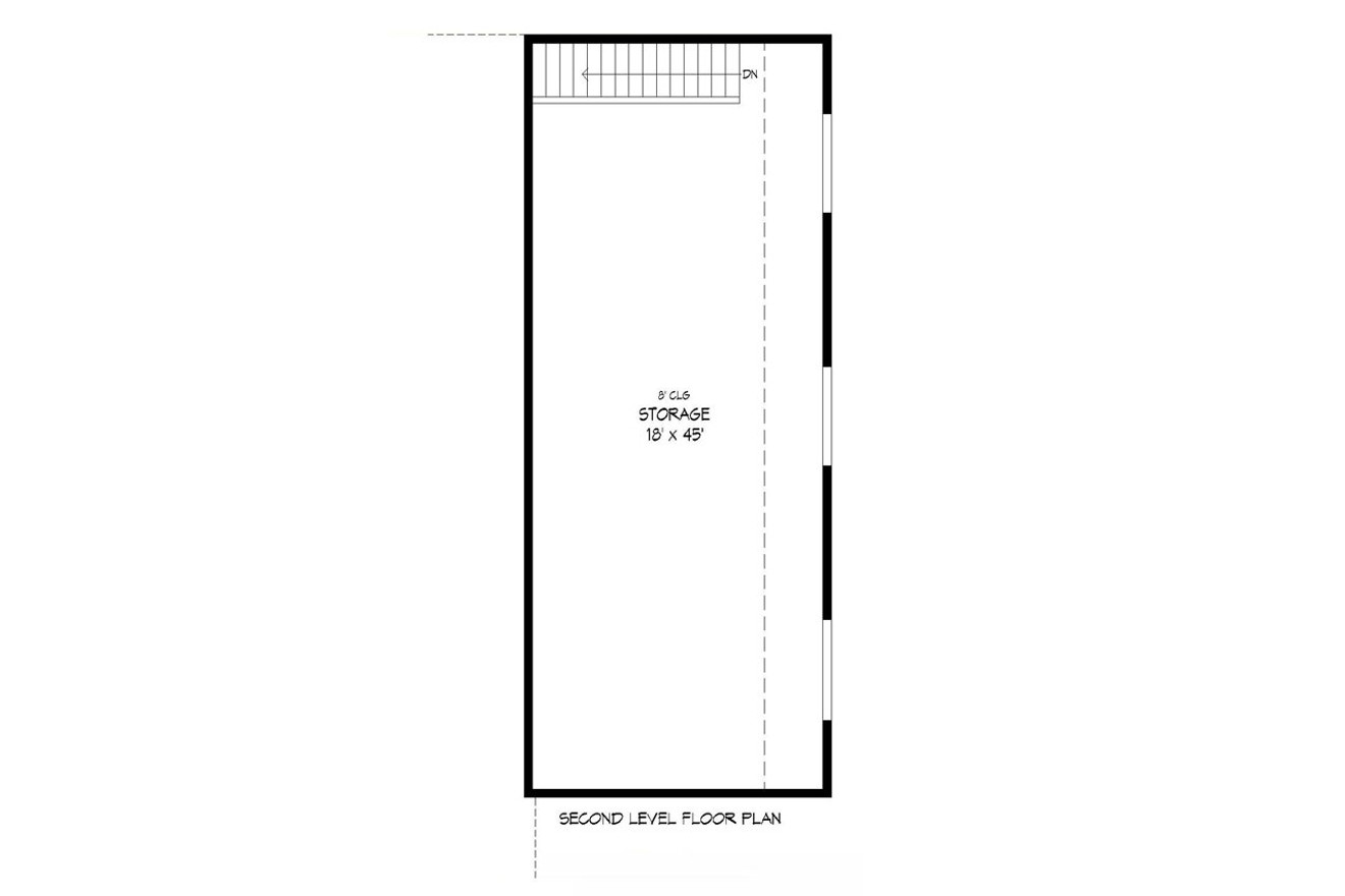 Secondary Image - Craftsman House Plan - 78983 - 2nd Floor Plan