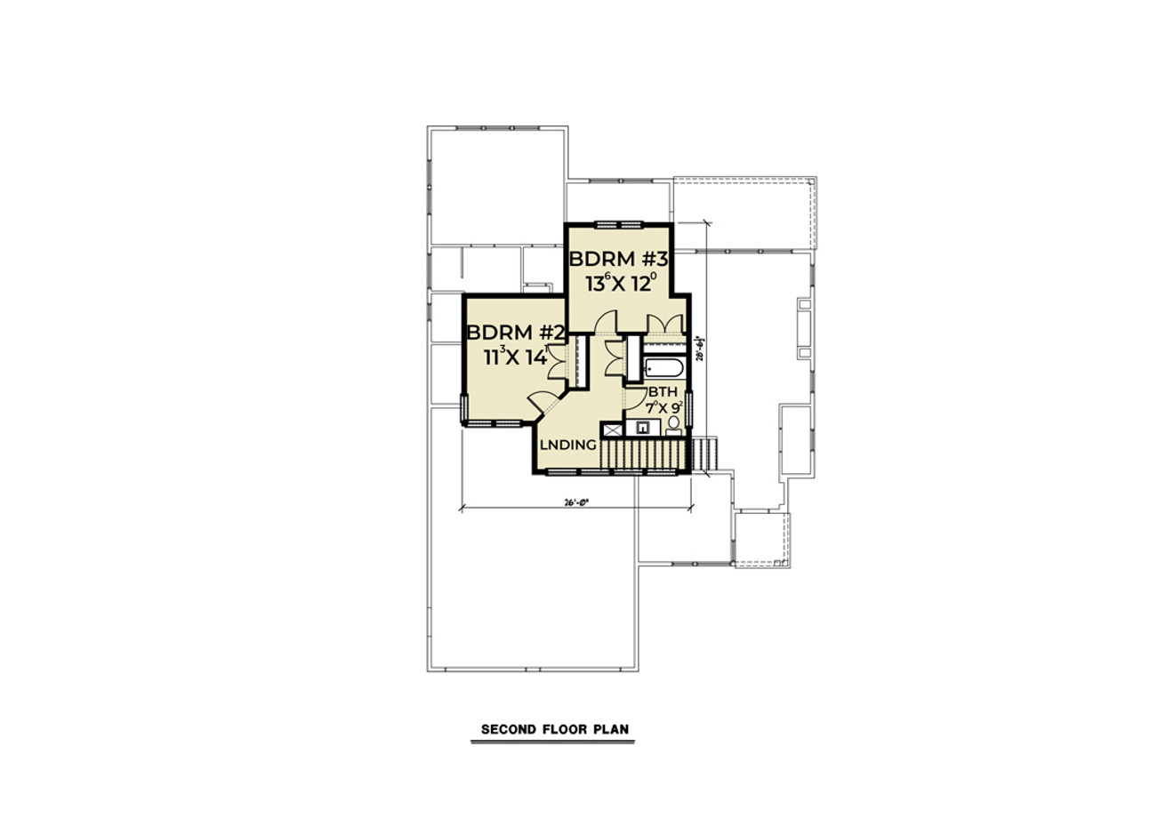 Contemporary House Plan - 79309 - 2nd Floor Plan