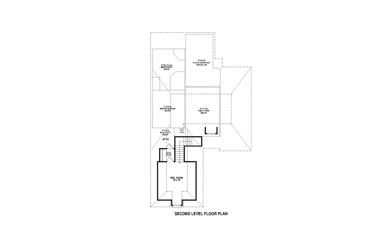 Secondary Image - Traditional House Plan - 79570 - 2nd Floor Plan