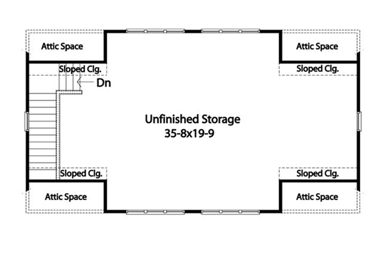 Secondary Image - Country House Plan - 79753 - 2nd Floor Plan