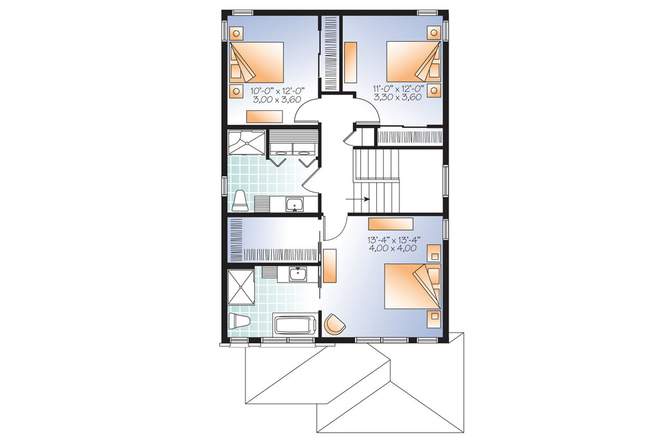 Contemporary House Plan - Stanton 2 79979 - 2nd Floor Plan