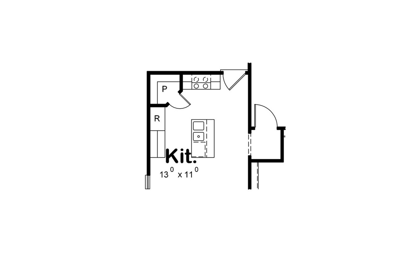 Traditional House Plan - Hillary Gable 80359 - Optional Floor Plan