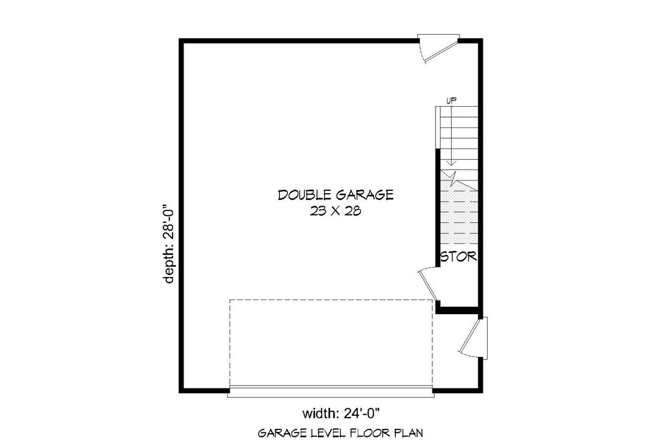 Contemporary House Plan - 80512 - 1st Floor Plan