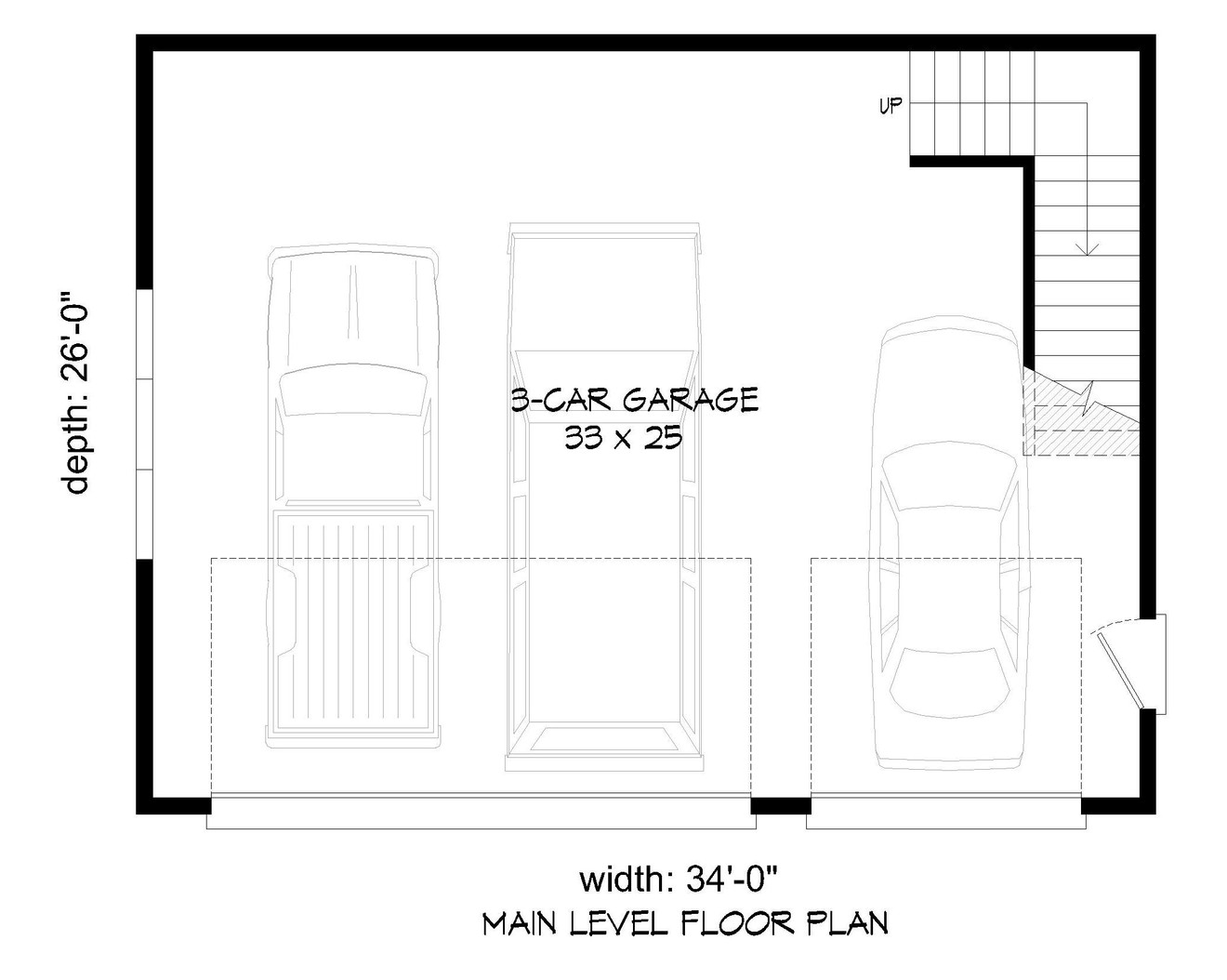 Craftsman House Plan - Sagle 81380 - 1st Floor Plan