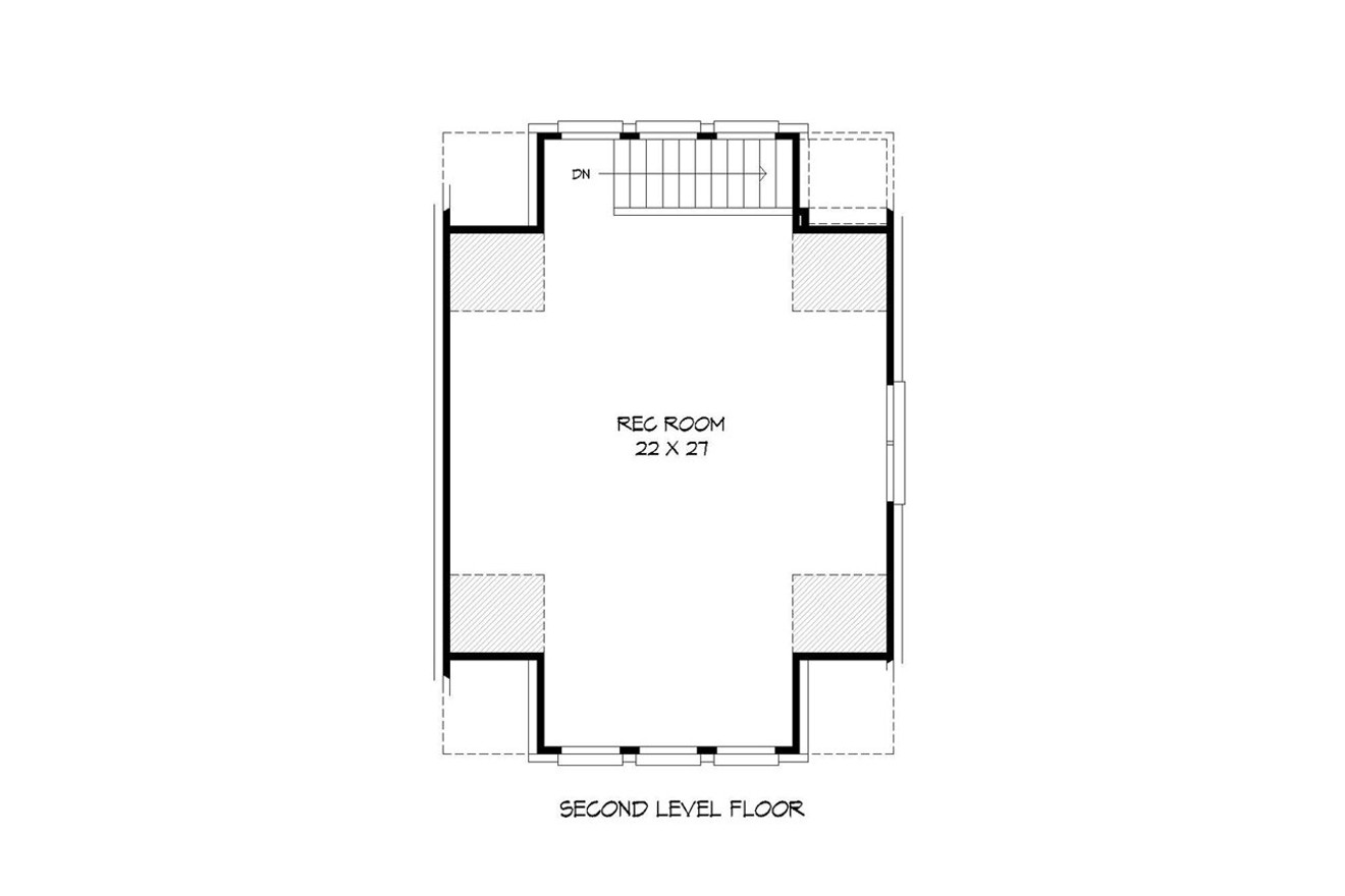 Secondary Image - Traditional House Plan - 82011 - 2nd Floor Plan