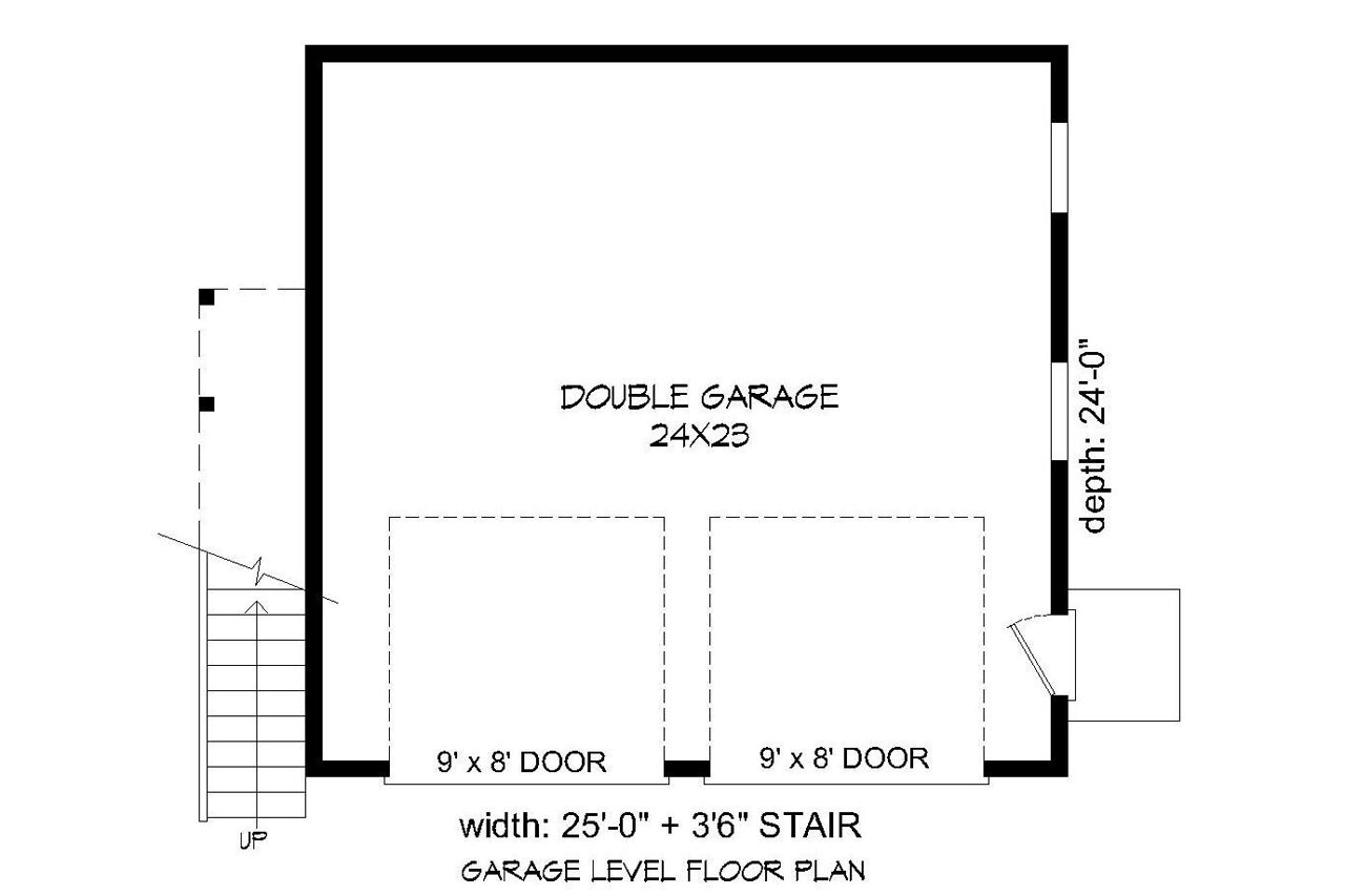 Traditional House Plan - 82585 - 1st Floor Plan