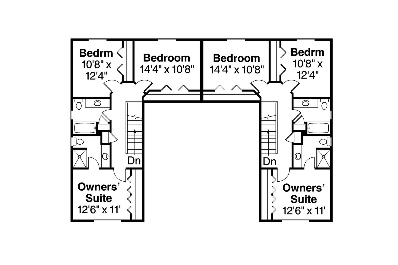 Secondary Image - Country House Plan - Kennewick 82645 - 2nd Floor Plan