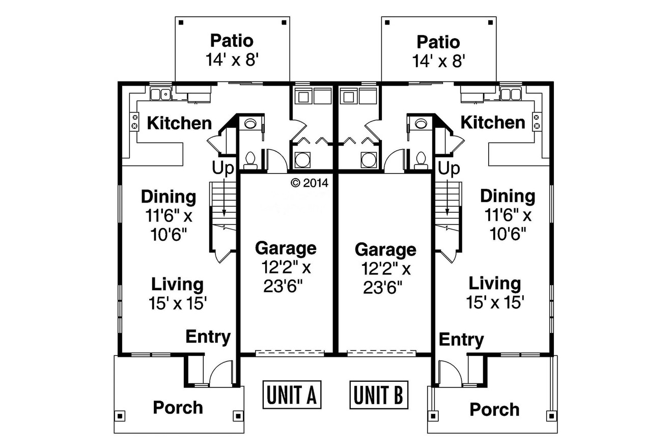 Country House Plan - Kennewick 82645 - 1st Floor Plan