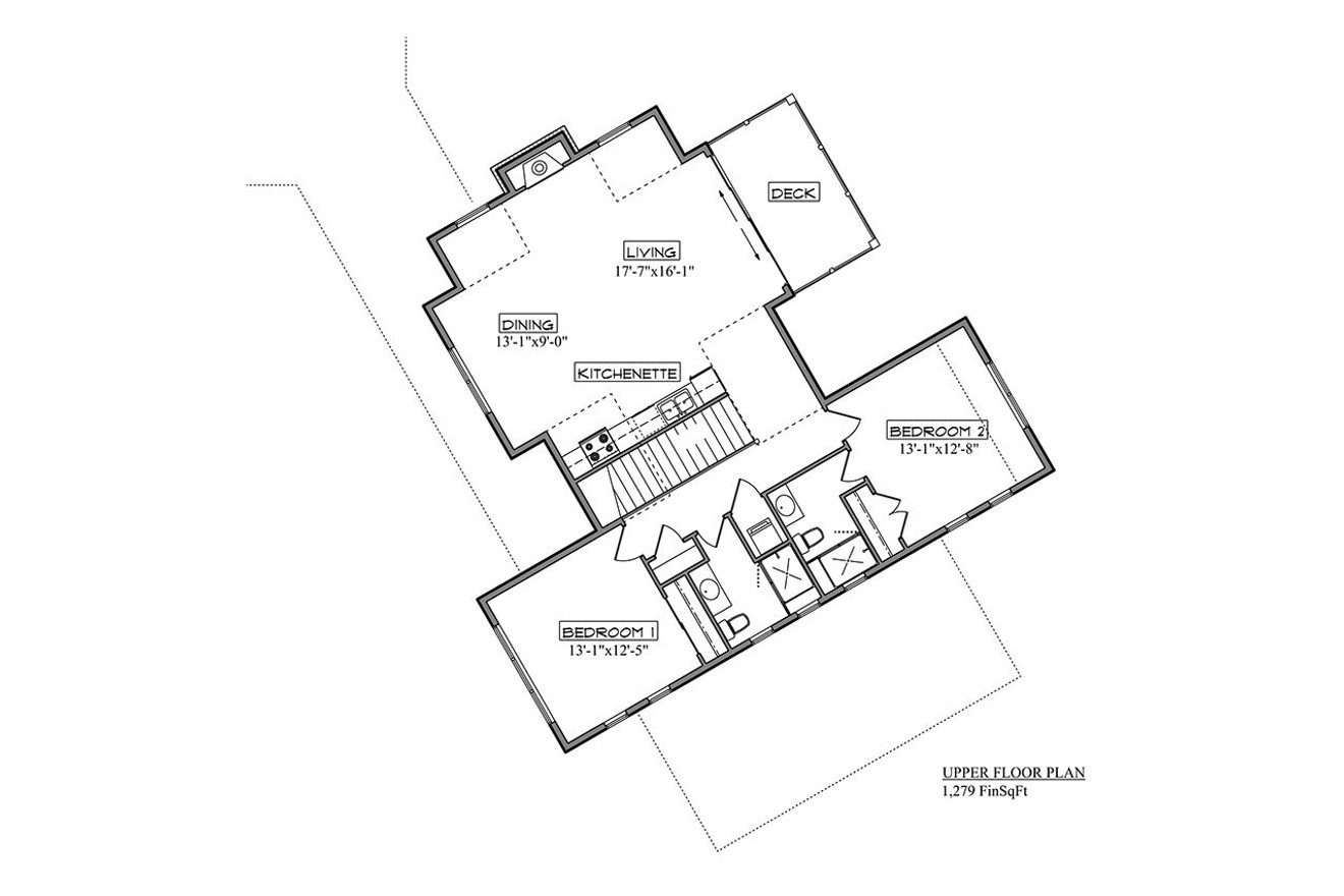 Secondary Image - Lodge Style House Plan - Daniels Park 82960 - 2nd Floor Plan