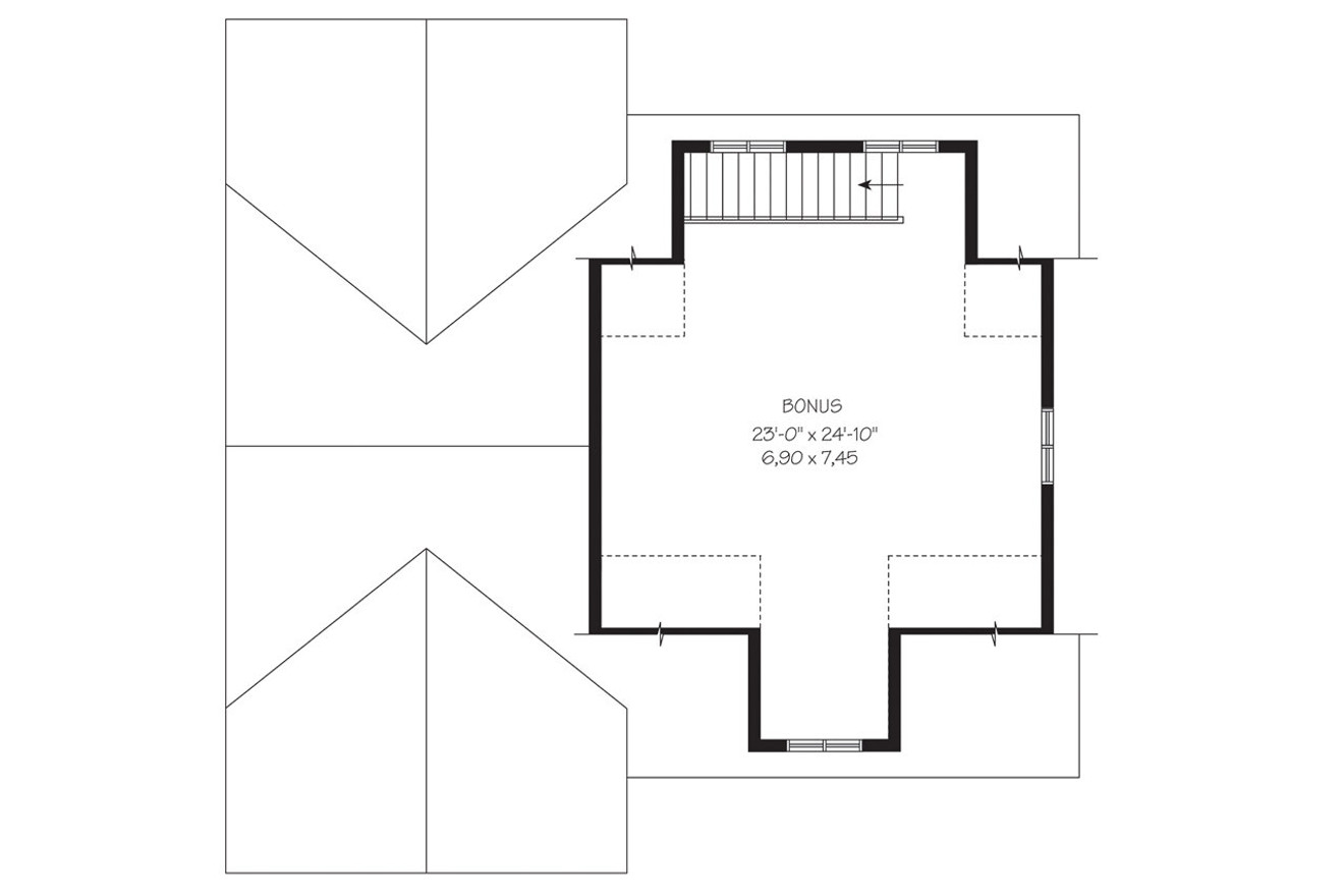 Traditional House Plan - Cottonwood 2 83203 - 2nd Floor Plan