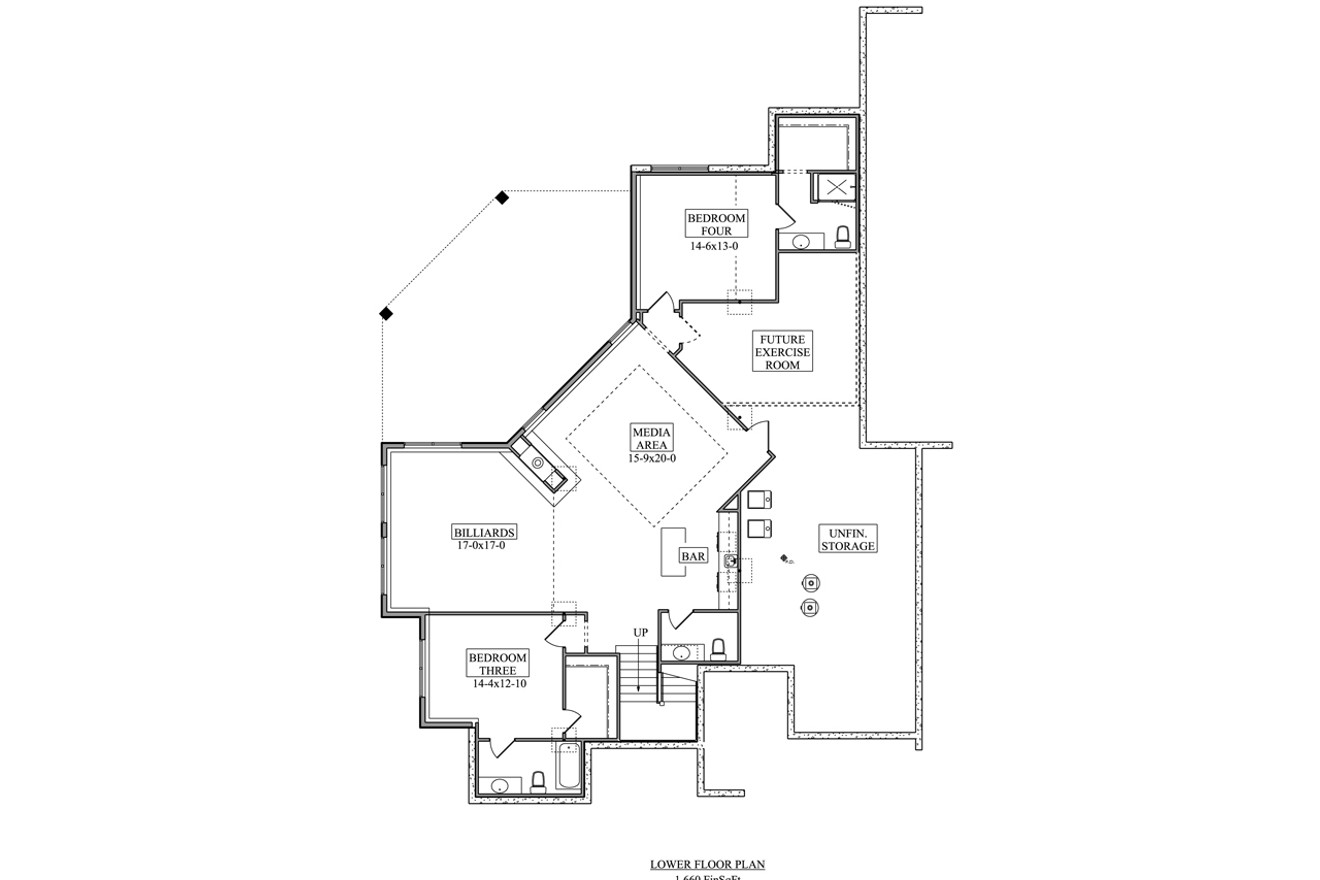 Secondary Image - Classic House Plan - Coure d'Alene 83566 - 2nd Floor Plan