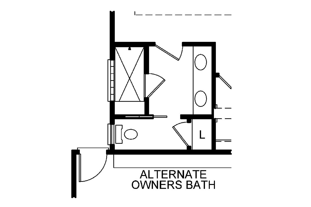 Traditional House Plan - Hepburn 83619 - Optional Floor Plan