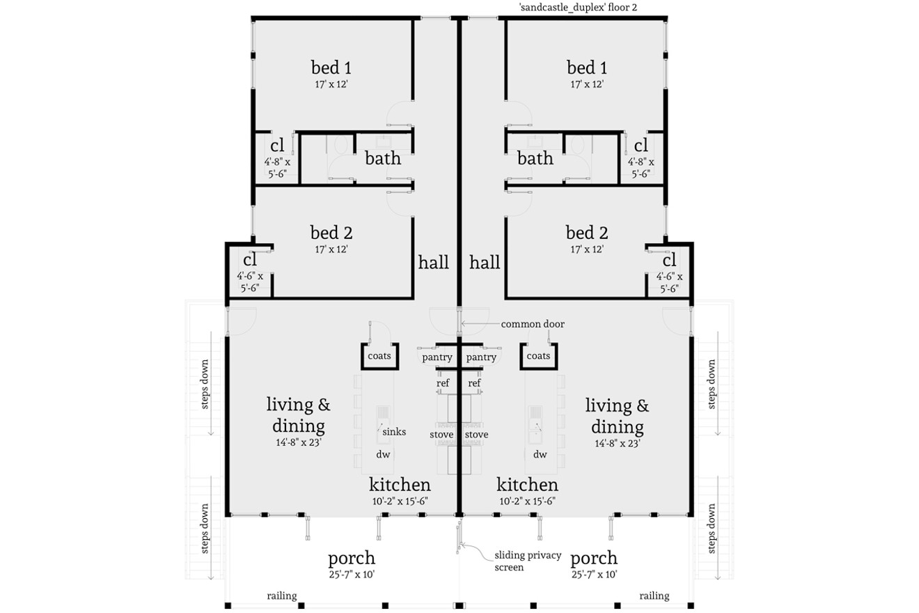 Cape Cod House Plan - Sandcastle 84313 - 1st Floor Plan