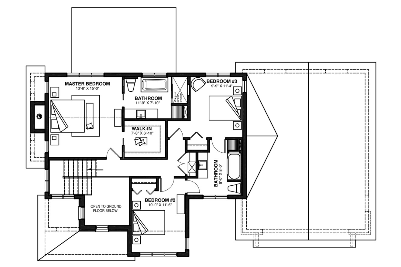 Farmhouse House Plan - Sunny Haven 2 84904 - 2nd Floor Plan