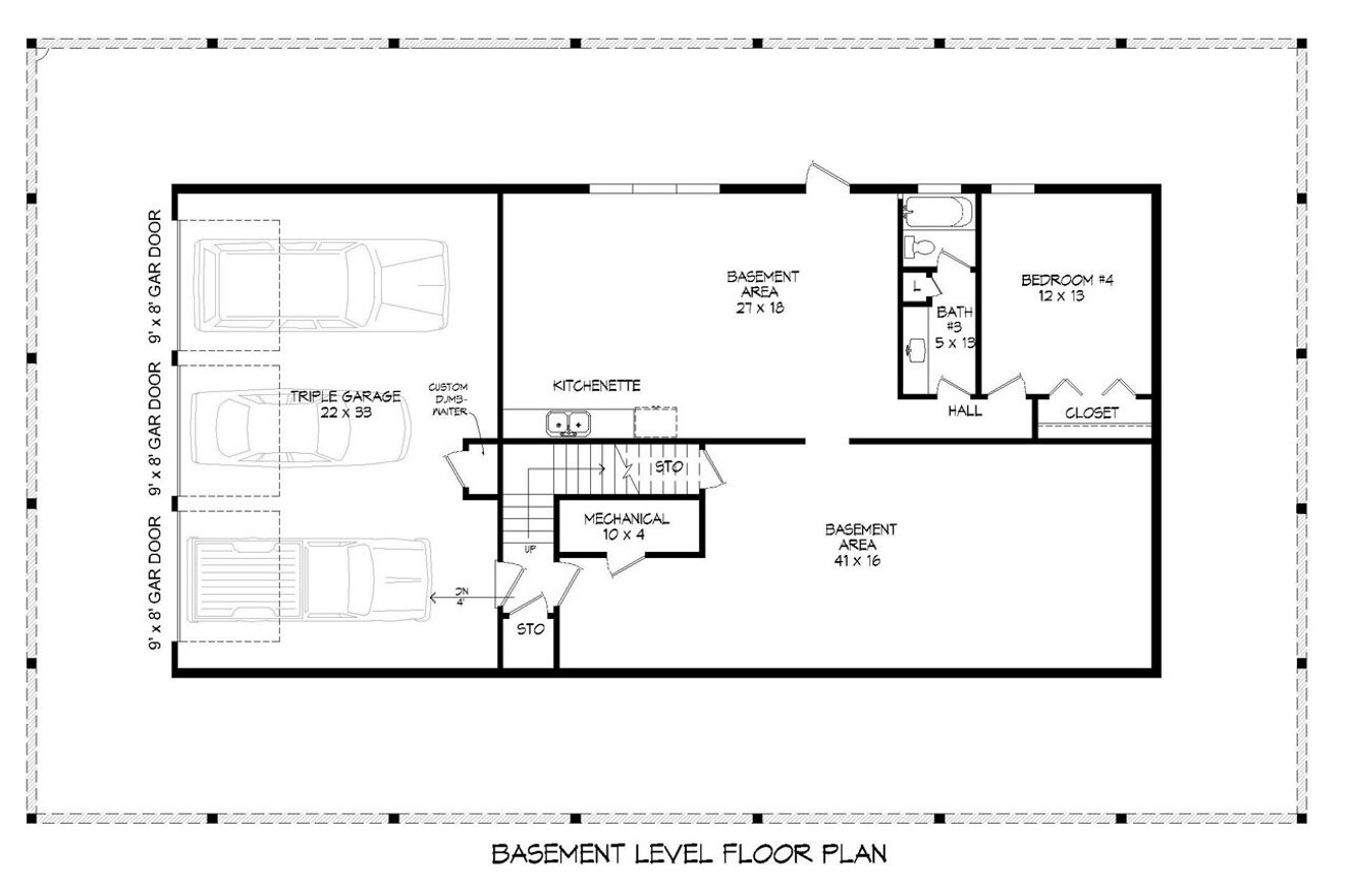 Secondary Image - Country House Plan - Williams Woods 85525 - 2nd Floor Plan