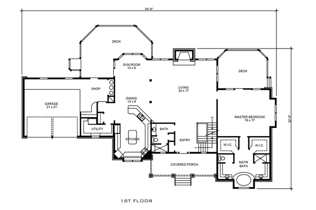 Farmhouse House Plan - Harper 86030 - 1st Floor Plan