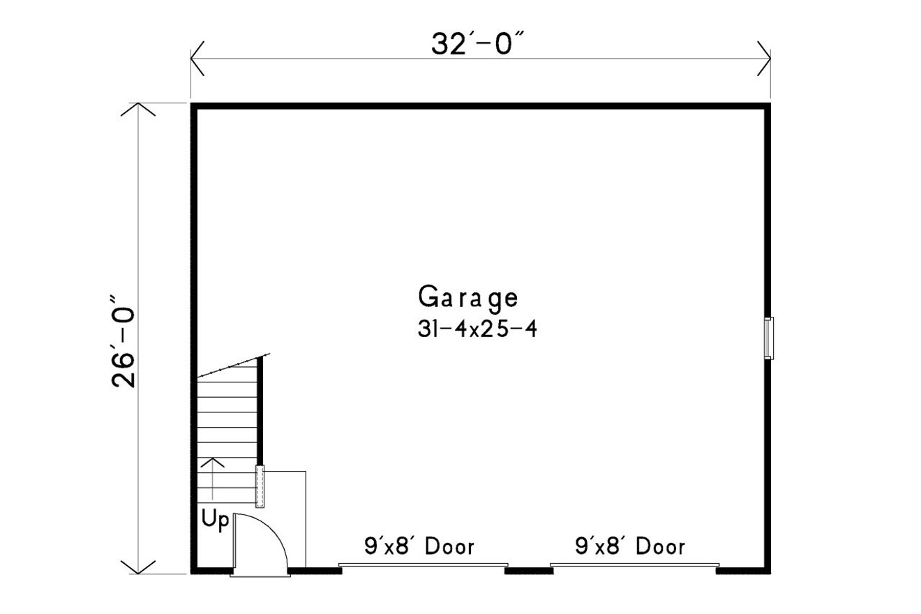 Craftsman House Plan - 87715 - 1st Floor Plan