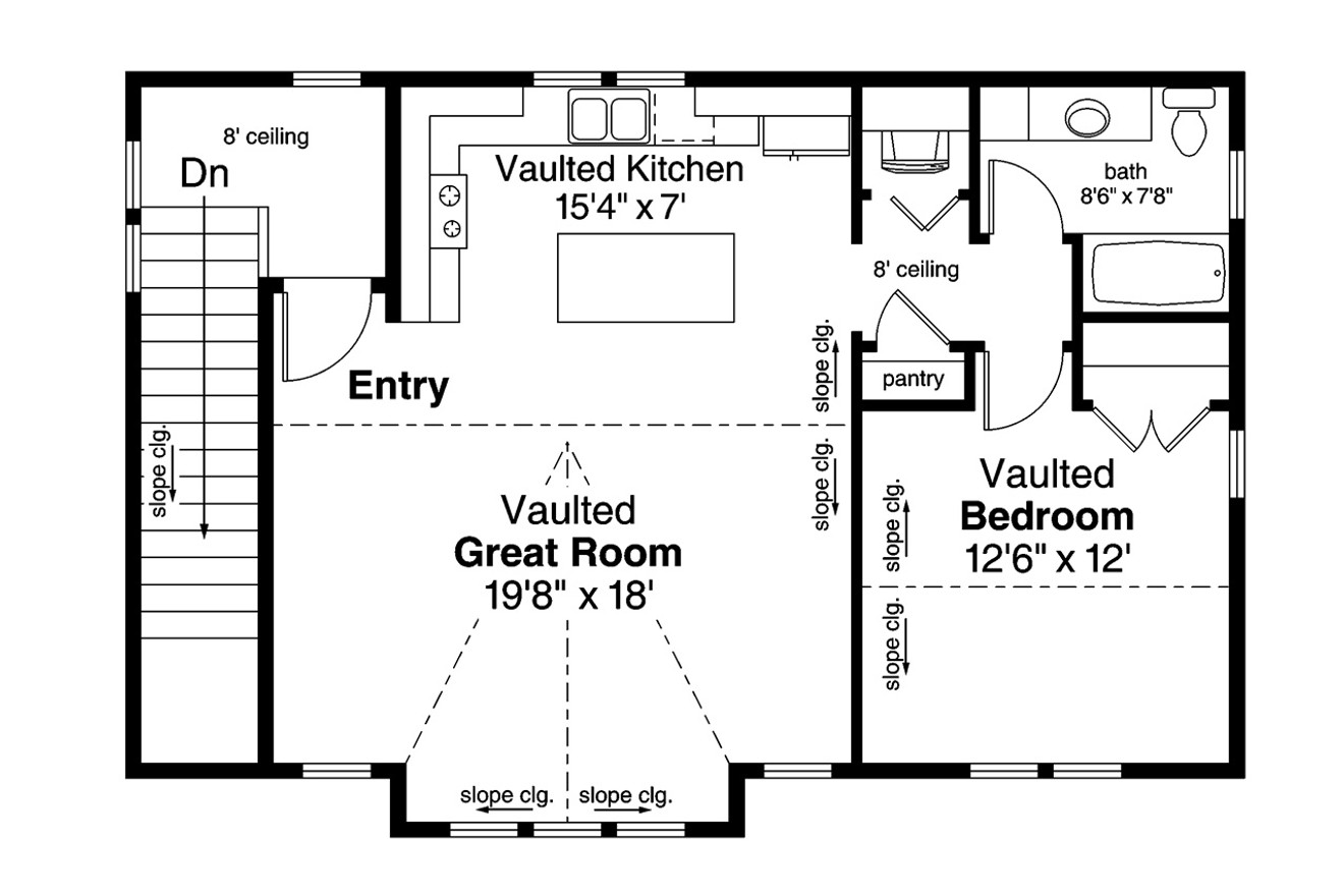Secondary Image - European House Plan - 89962 - 2nd Floor Plan