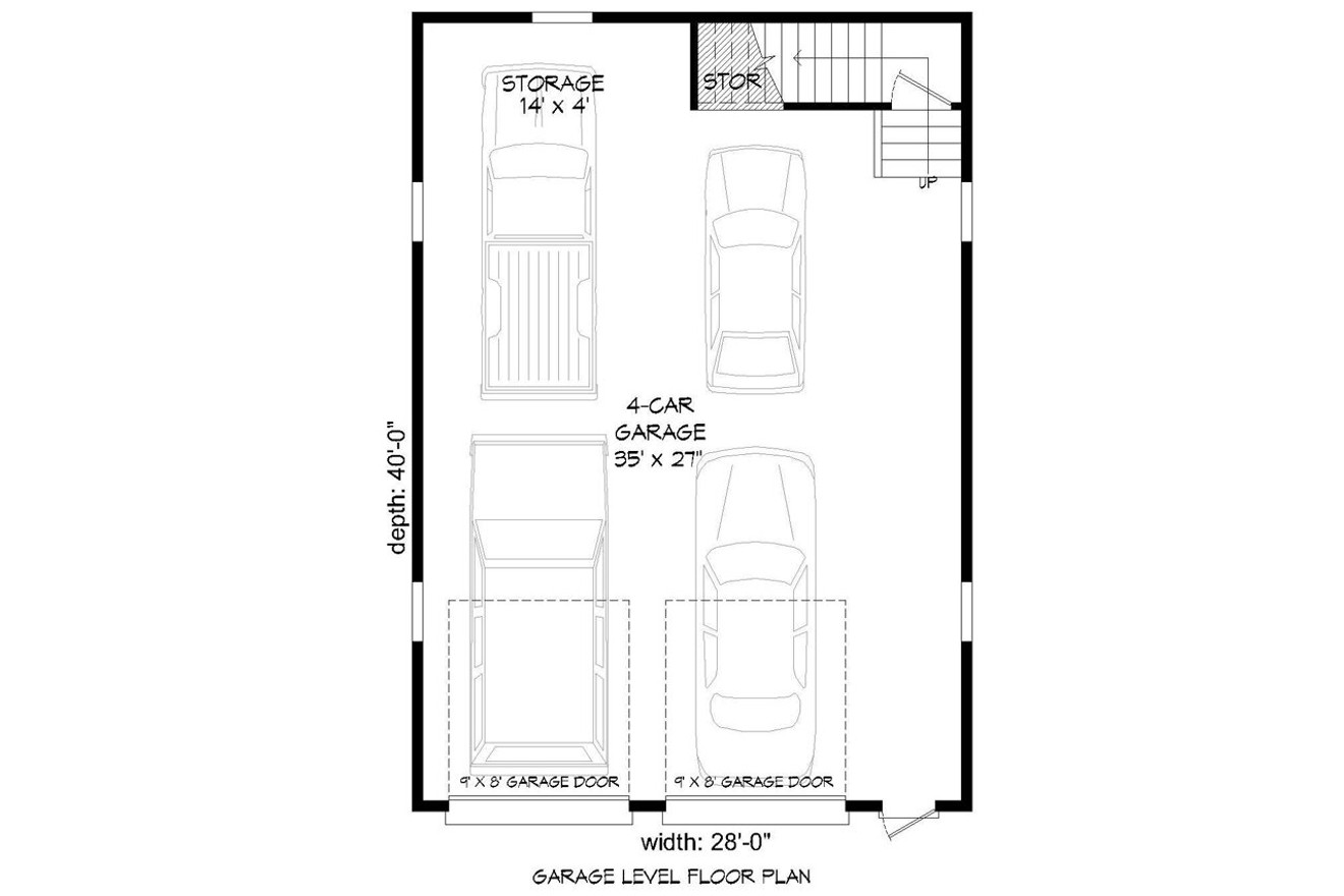 Traditional House Plan - 91306 - 1st Floor Plan