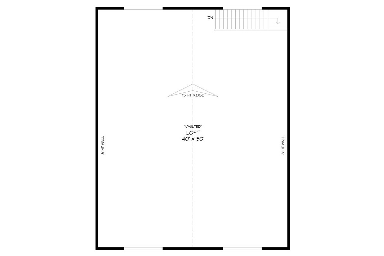Secondary Image - Traditional House Plan - Bottle Bay 91617 - 2nd Floor Plan