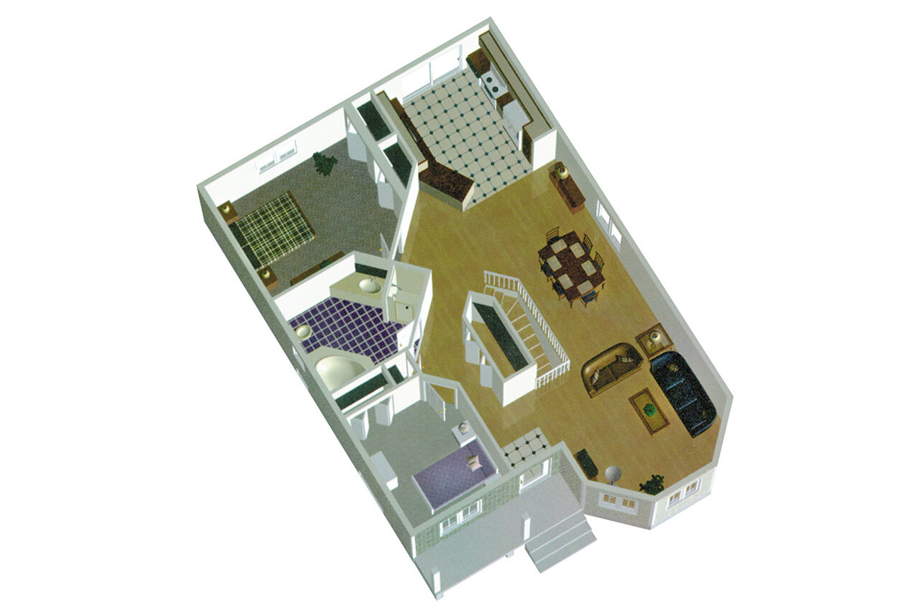 Classic House Plan - 91717 - 1st Floor Plan