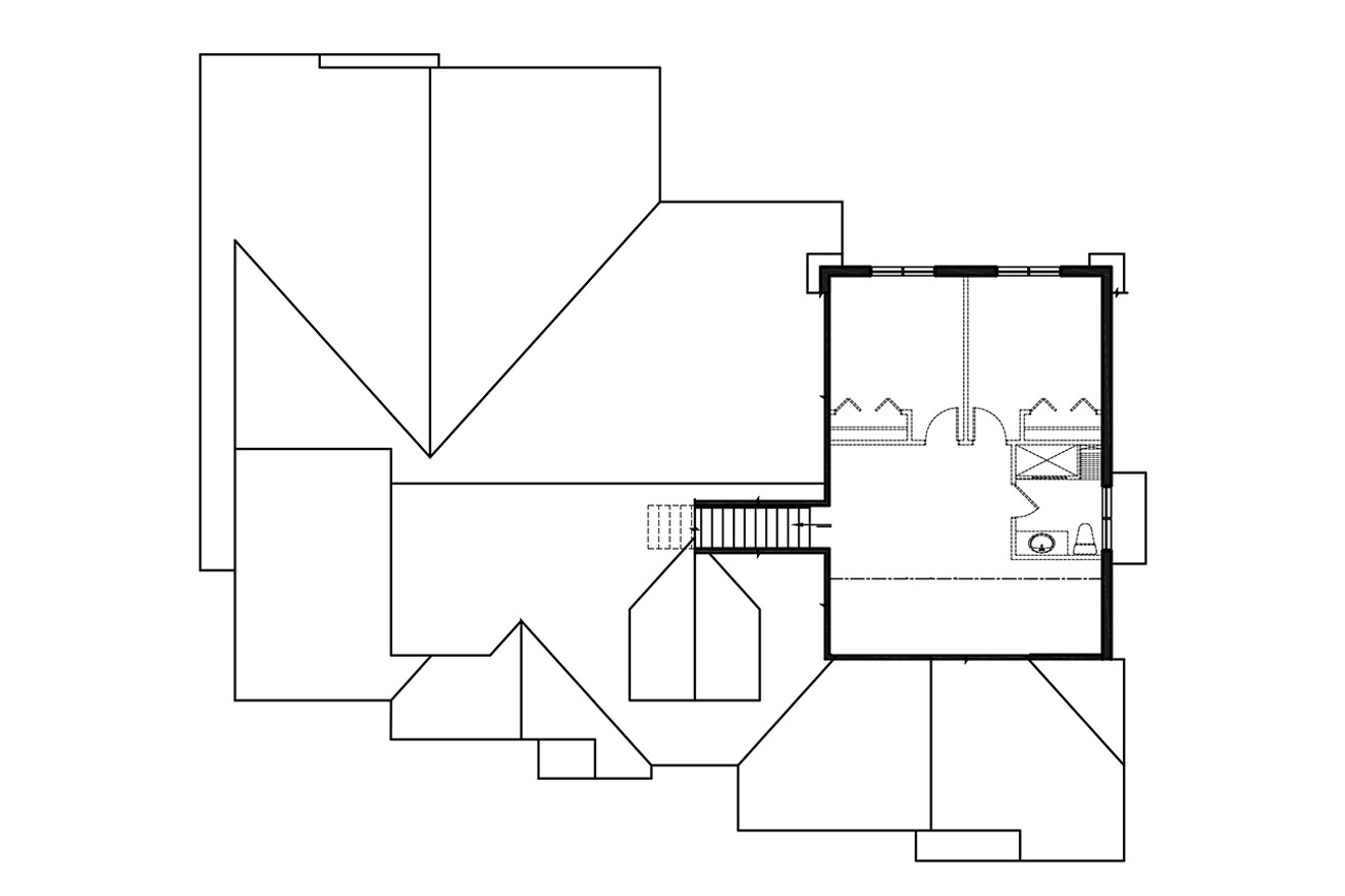 Ranch House Plan - Robin 91884 - 2nd Floor Plan